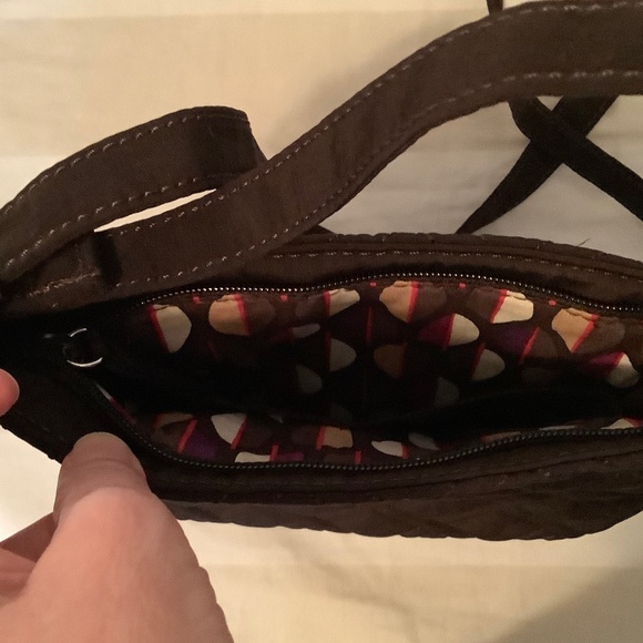 Dark Brown Vera Bradley Crossbody Bag - Picture 4 of 5